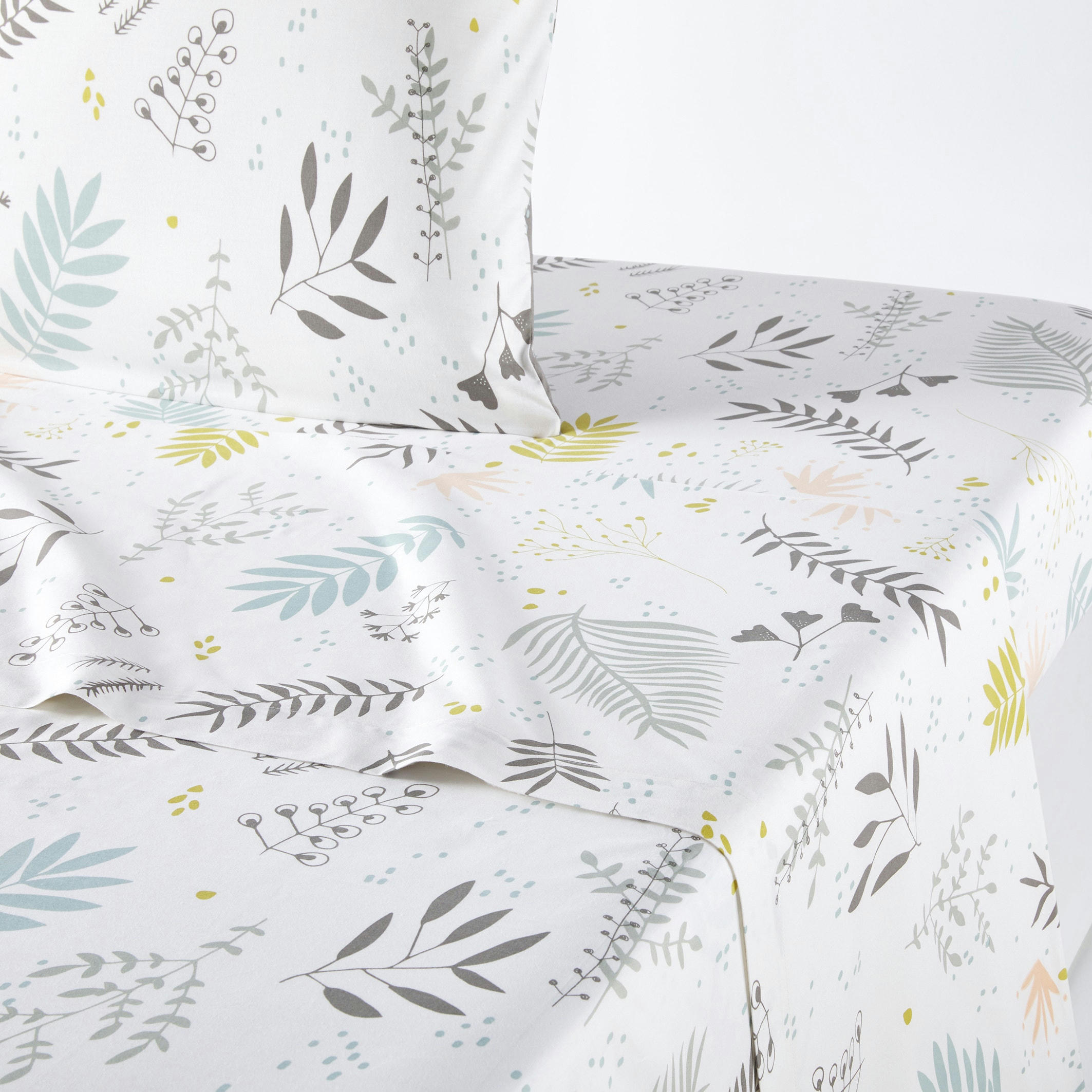 Drap plat percale de coton, Suzanne