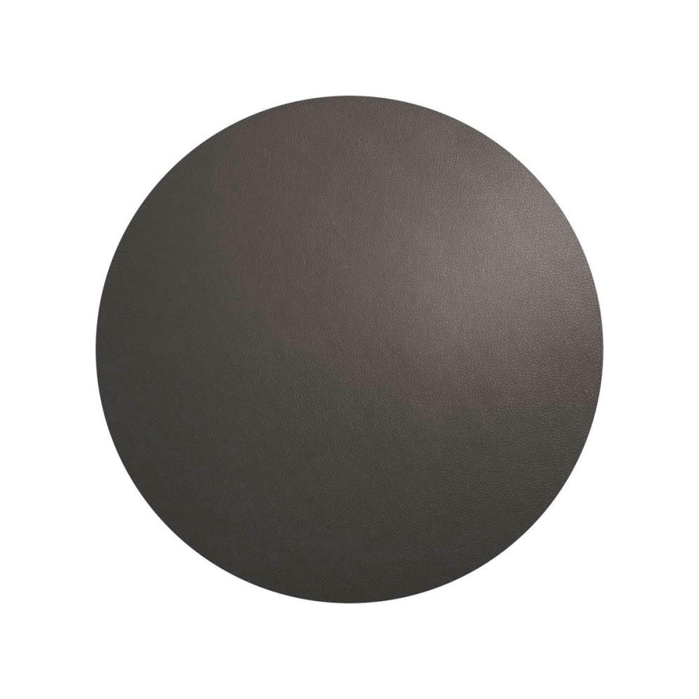 - Set de table rond plastique gris