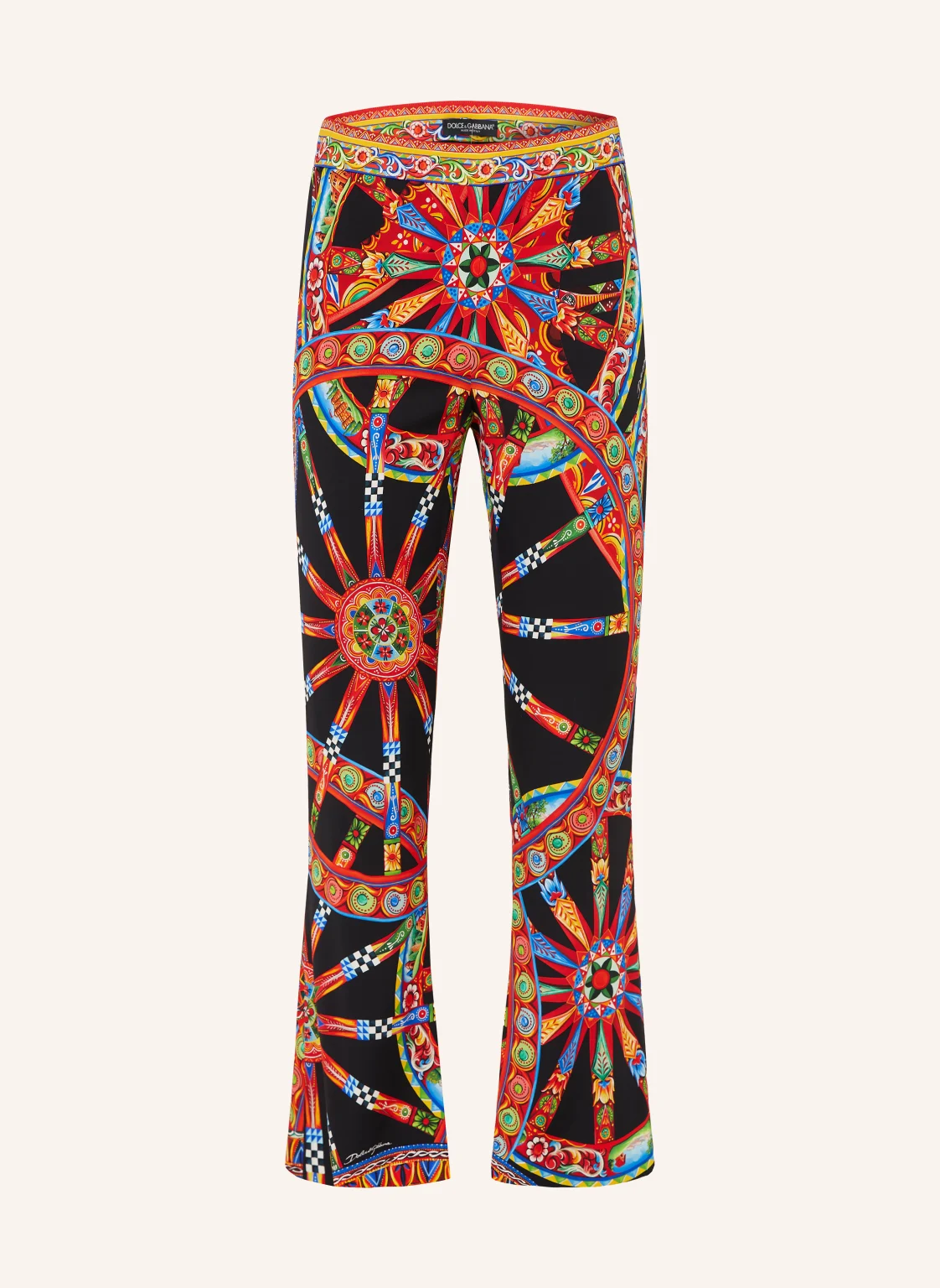 DOLCE & GABBANA 7/8-Hose mit Seide