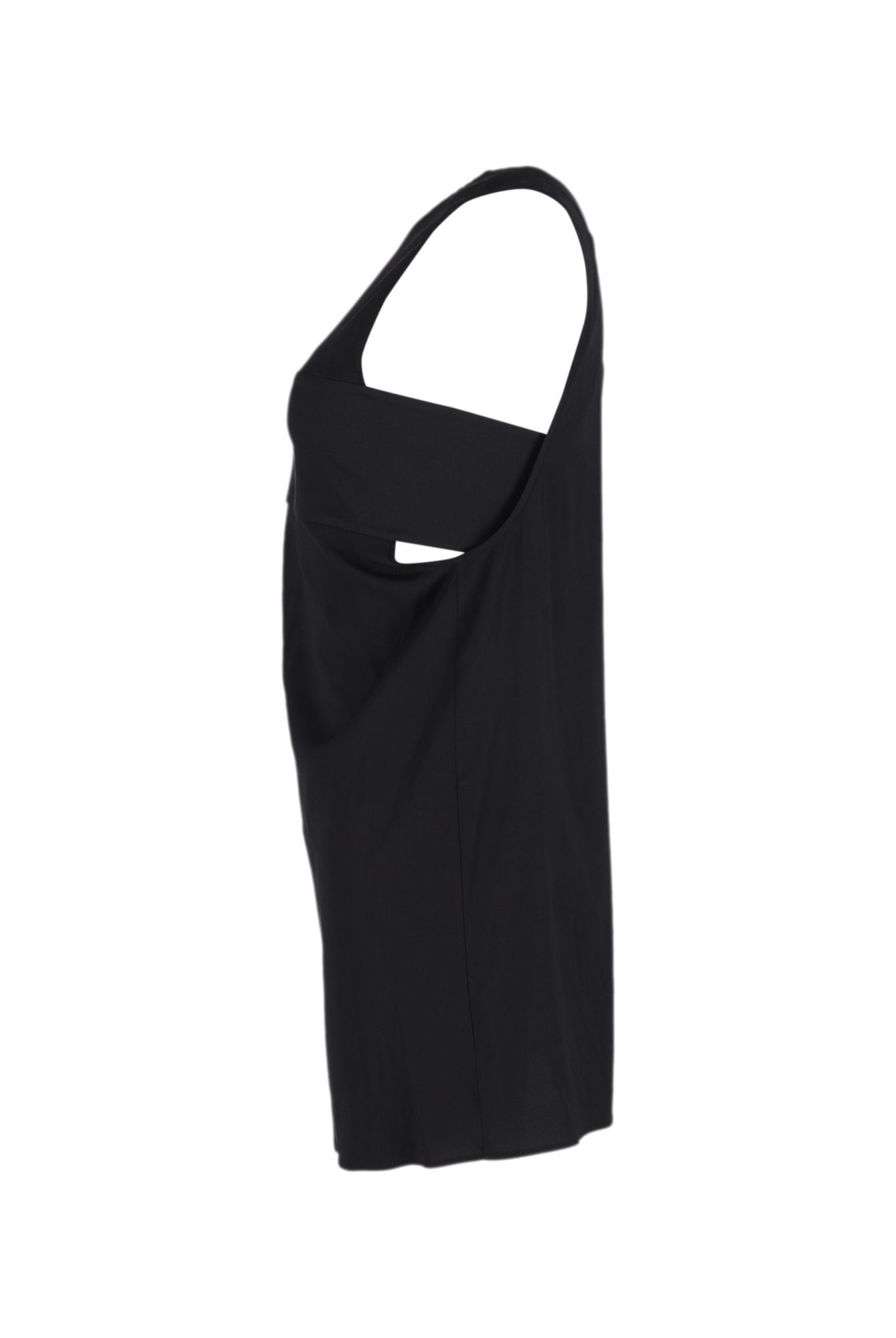 Alexander Wang Preloved Wang.T Crew Neck Mini Dress in Black Cotton