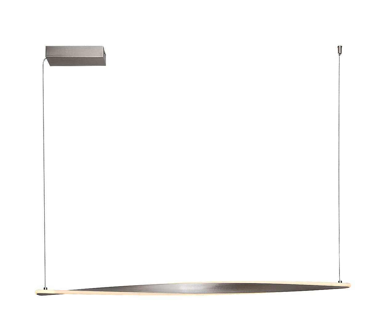 Lampa wisząca ELVIO chrom satynowany-biała LED 1x28W 3000K 2150lm Rabalux