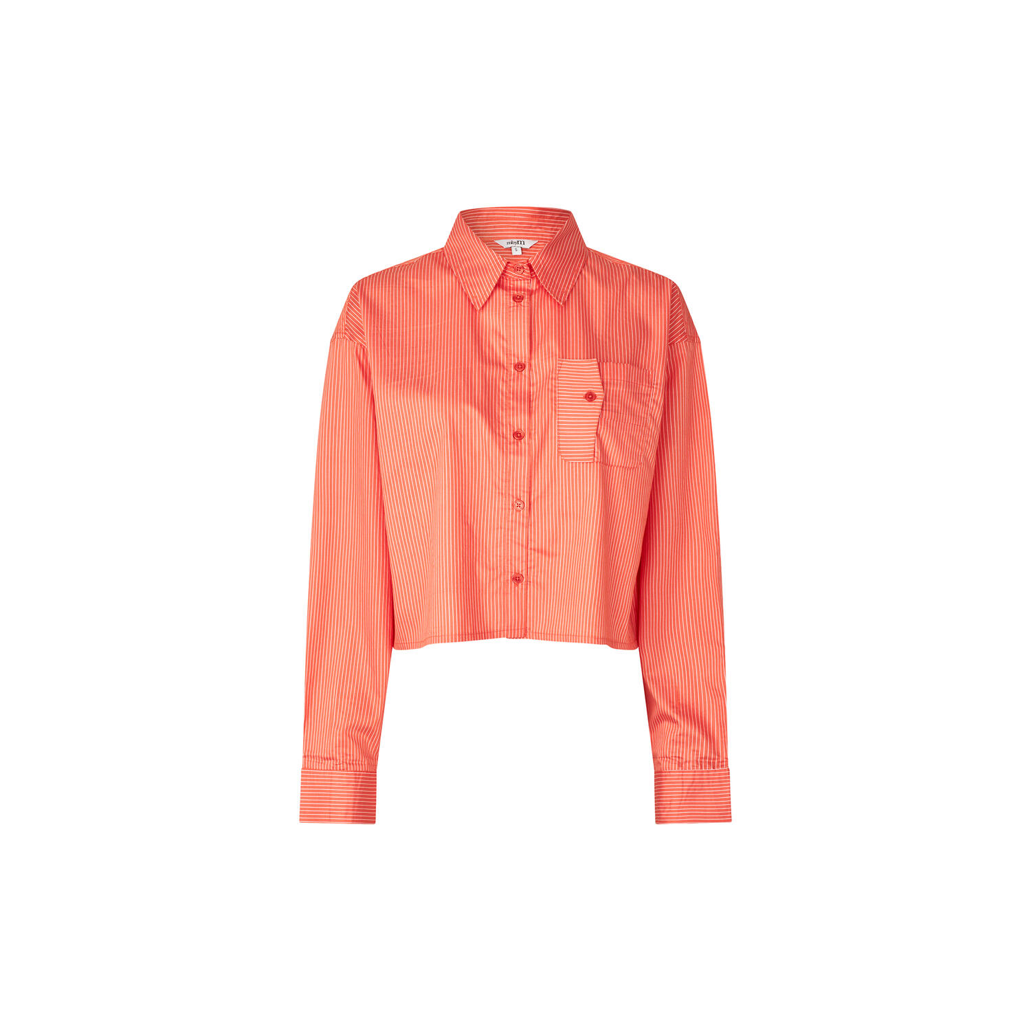 Emmelia-M Blouse, emberglow sugar stripe