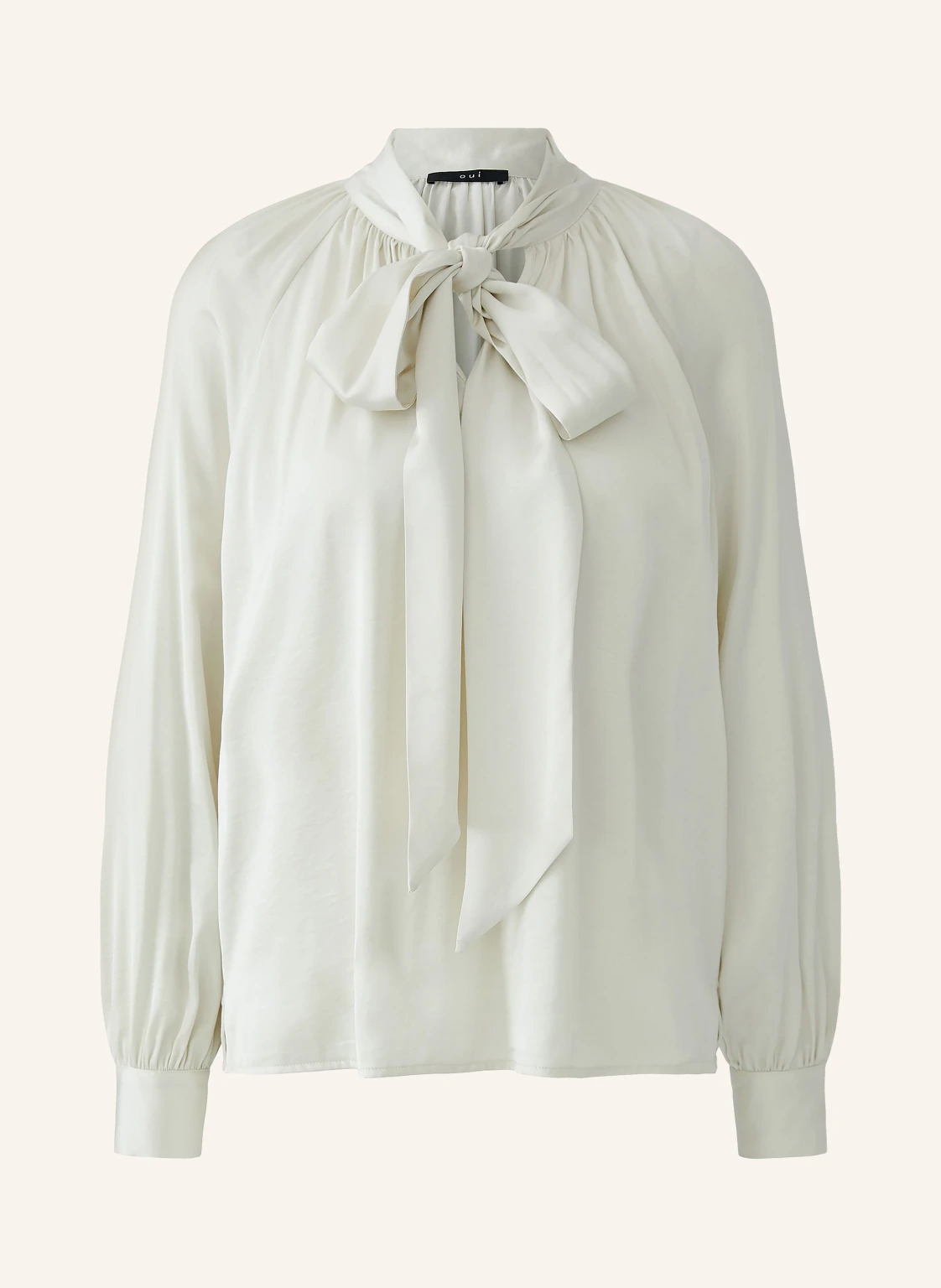 Oui Schluppenbluse aus Satin
