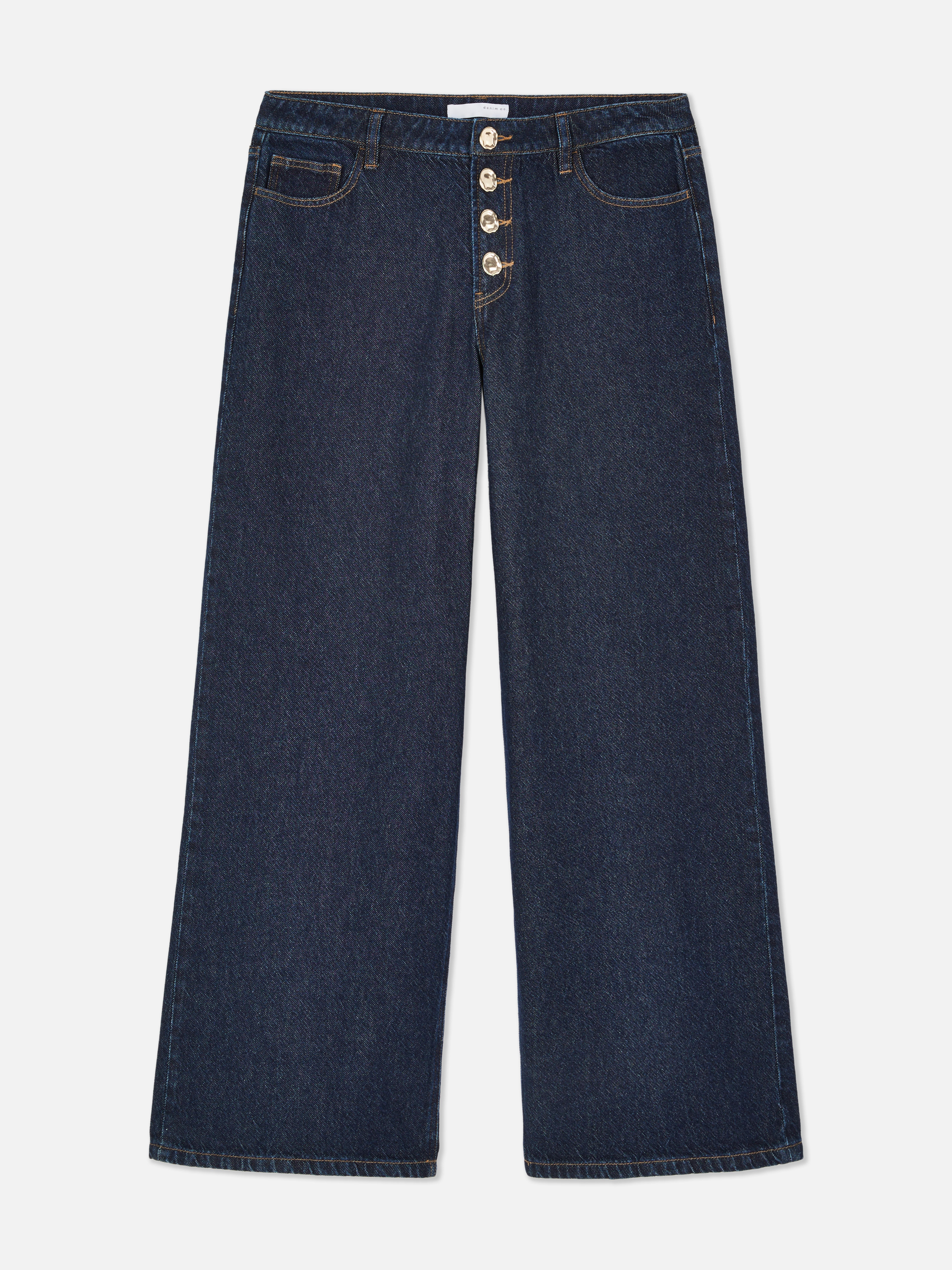 Paula Echevarría Low Rise Wide Leg Jeans