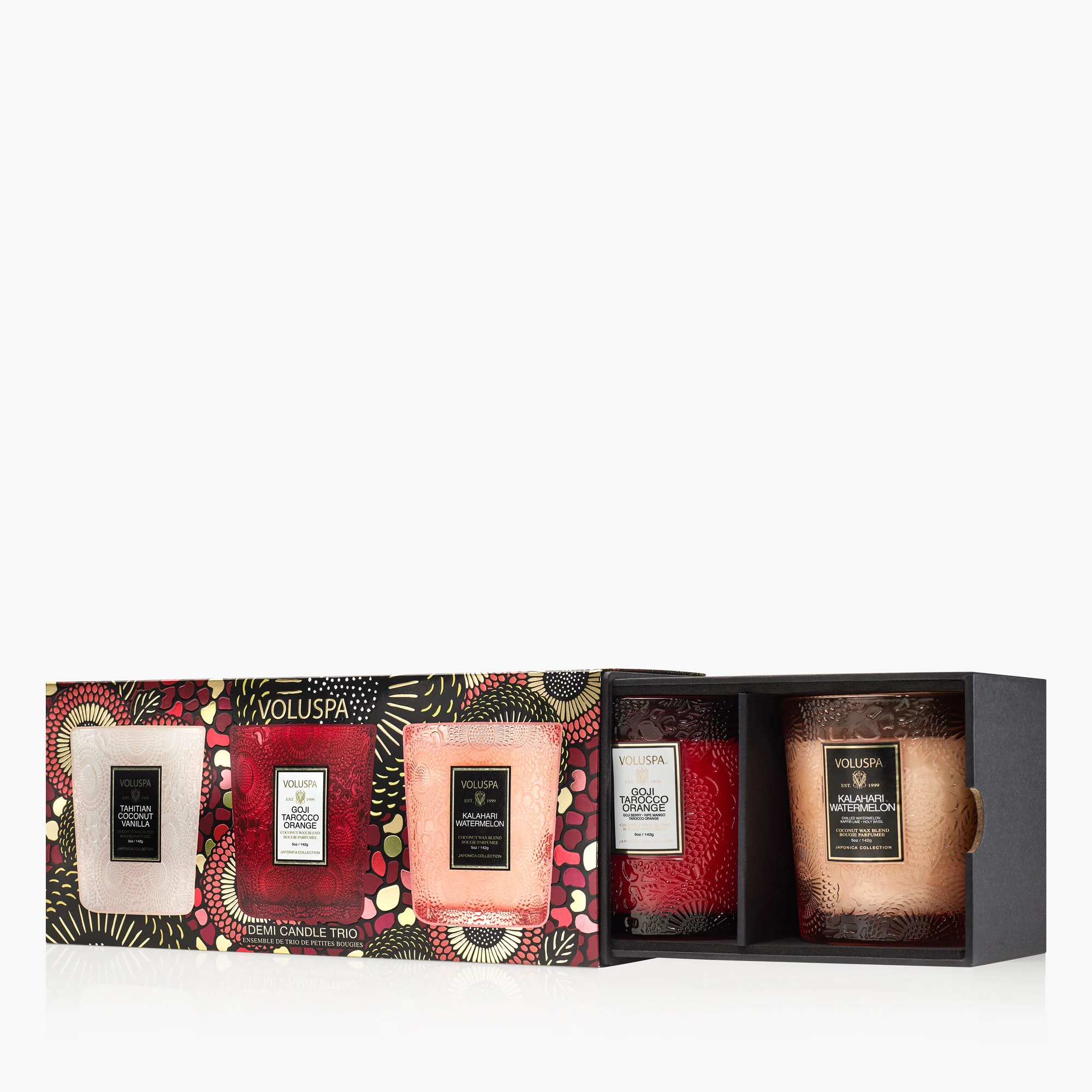 Fruits of Paradise - 3 Demi Candle Gift Set