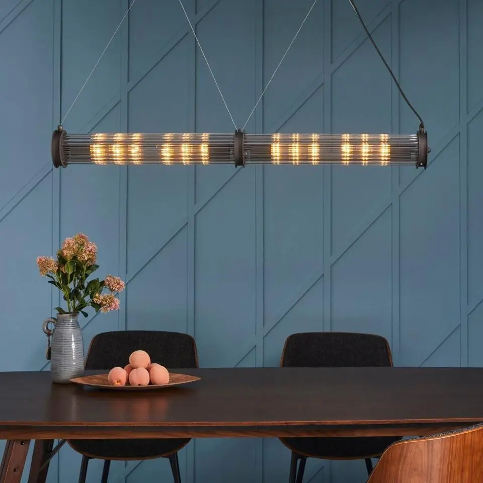 Signature - Hanglamp buis - Grijs - 120x12x120 cm