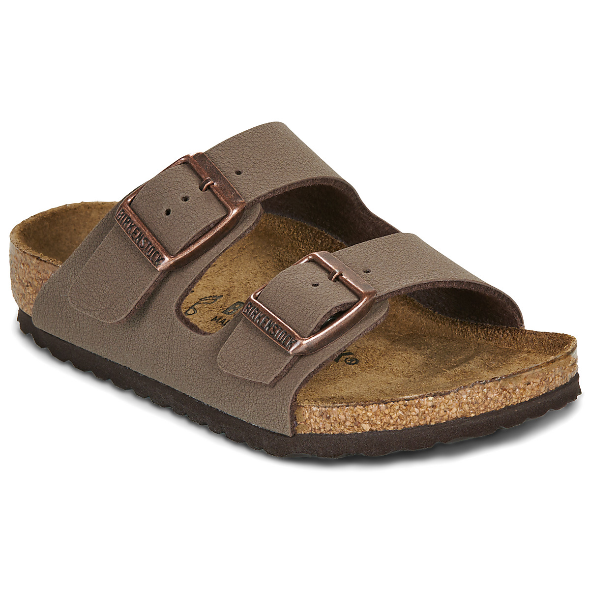 BIRKENSTOCK - Arizona Kids - White / Mocca / Regular