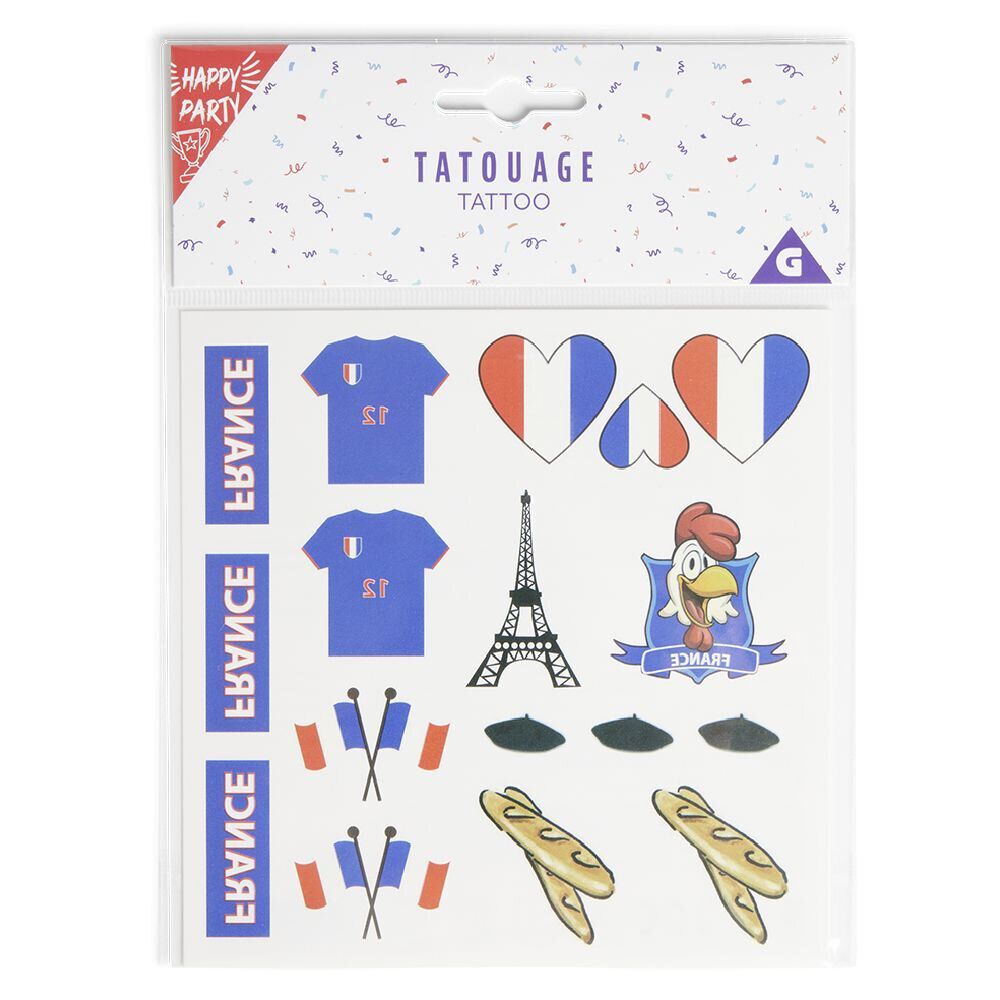 Tatouage temporaire équipe de France