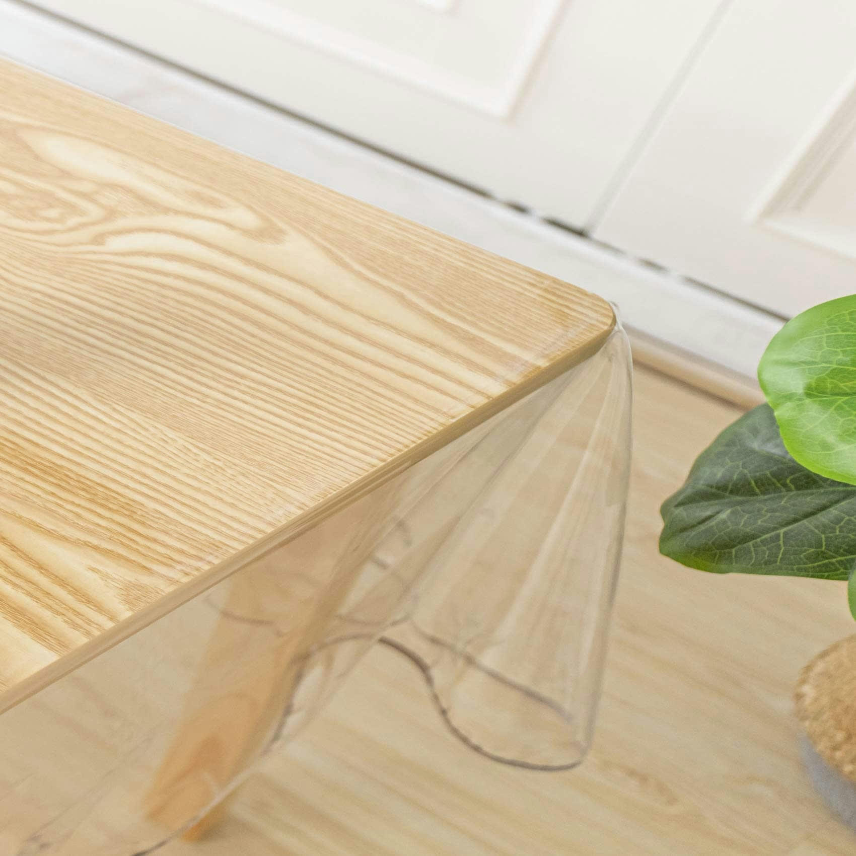 - Nappe cristal rectangulaire plastique transparent 140x200 cm