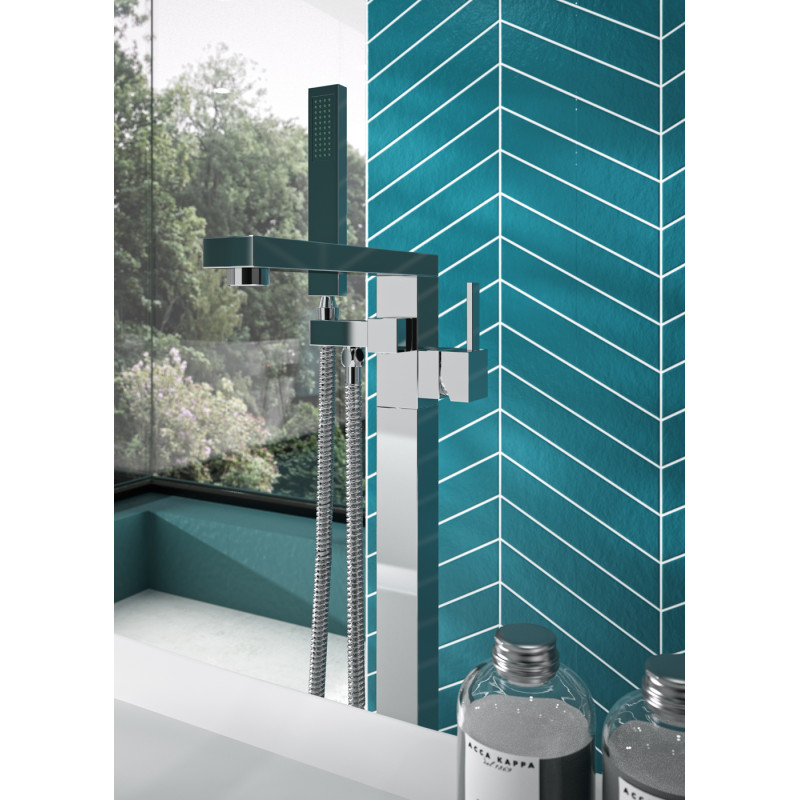 Mitigeur pour baignoire ilot Madox chrome ALLIBERT