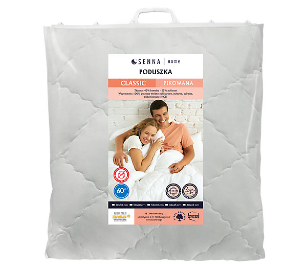Oreiller 70x70 CLASSIC QUILTED Senna Home Blanc