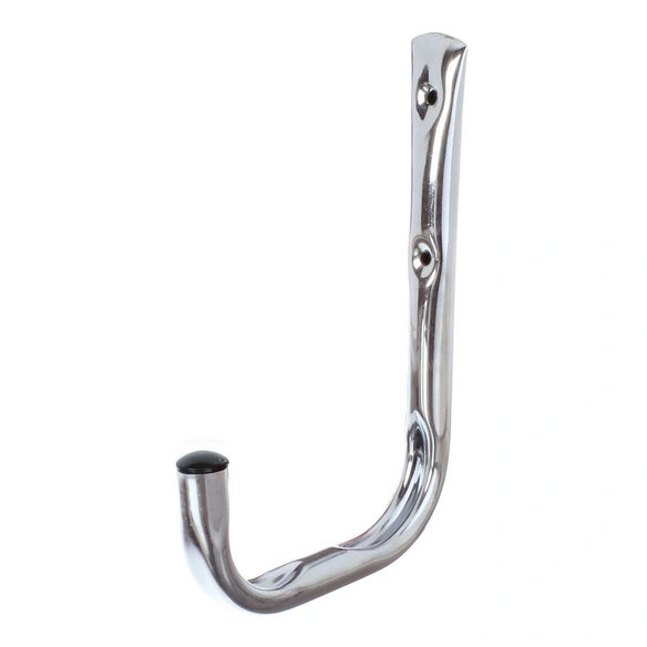 Wandhaken, Rohstahl, Silber