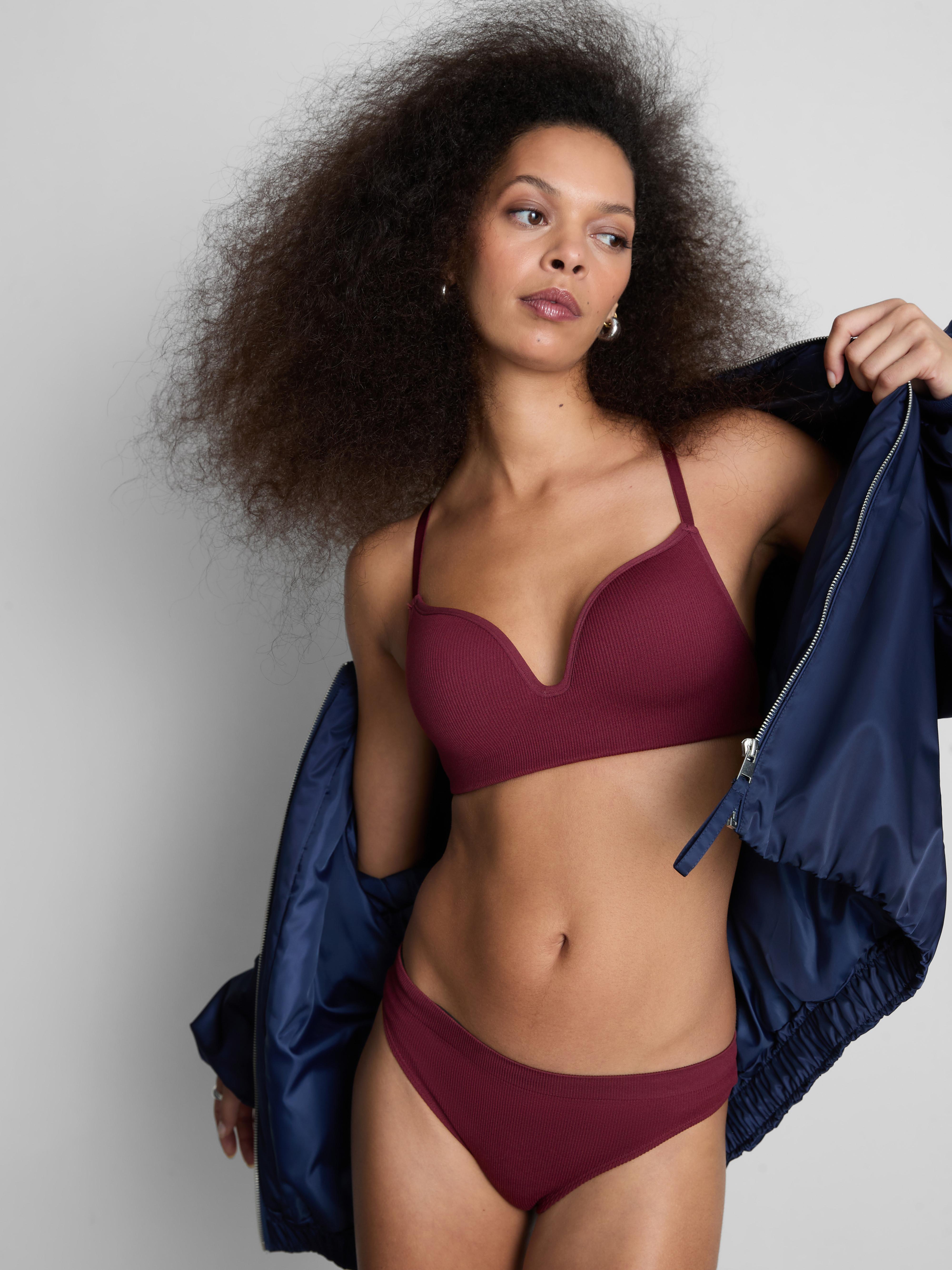 Seamless Padded Bra Set