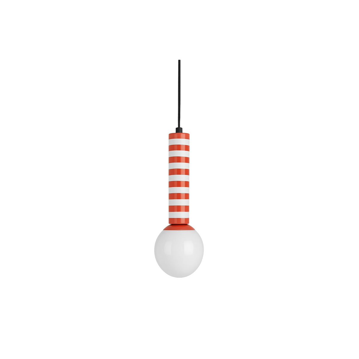 Leitmotiv hanglamp Rayado Retro - oranje - Ø12cm