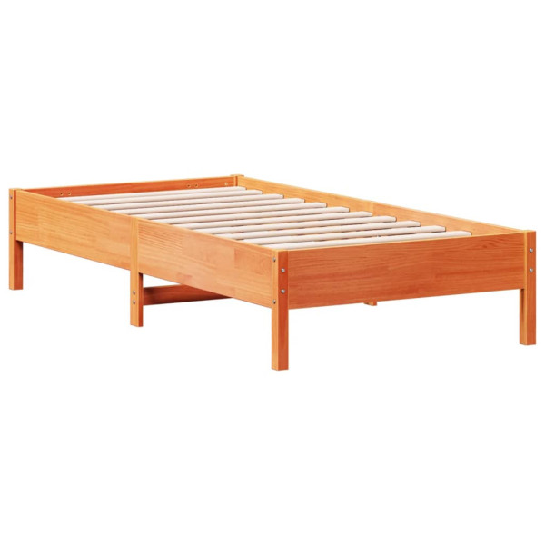Łóżko Drewniane Rama Łóżka Sofa Brązowe Do Sypialni Pokoju 75x190 cm