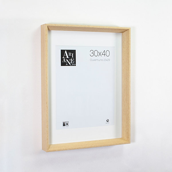 Cadre photo Roma style nature contemporain chêne l.30xH.40cm