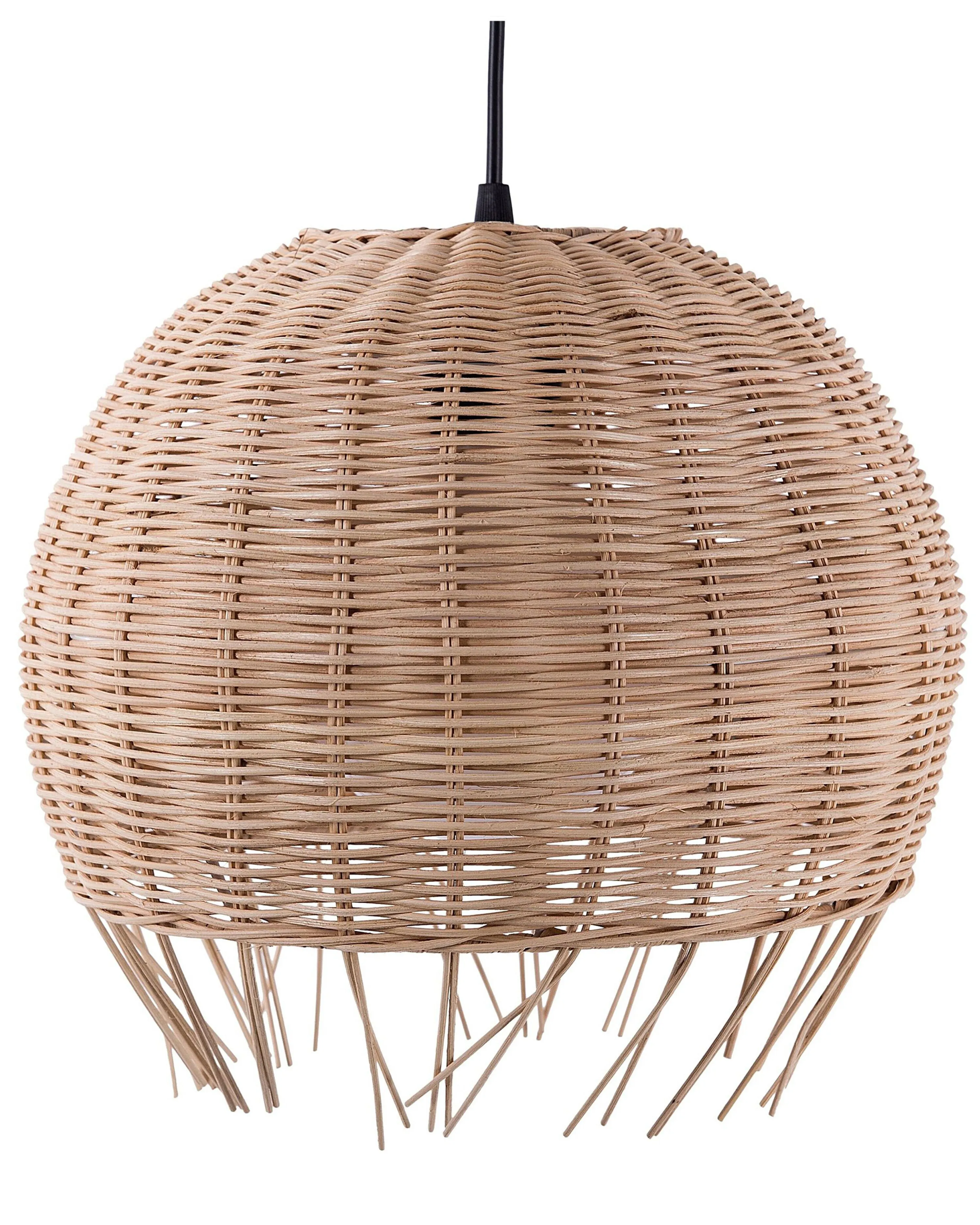 Pendant Lamp DRINO Rattan Light Brown
