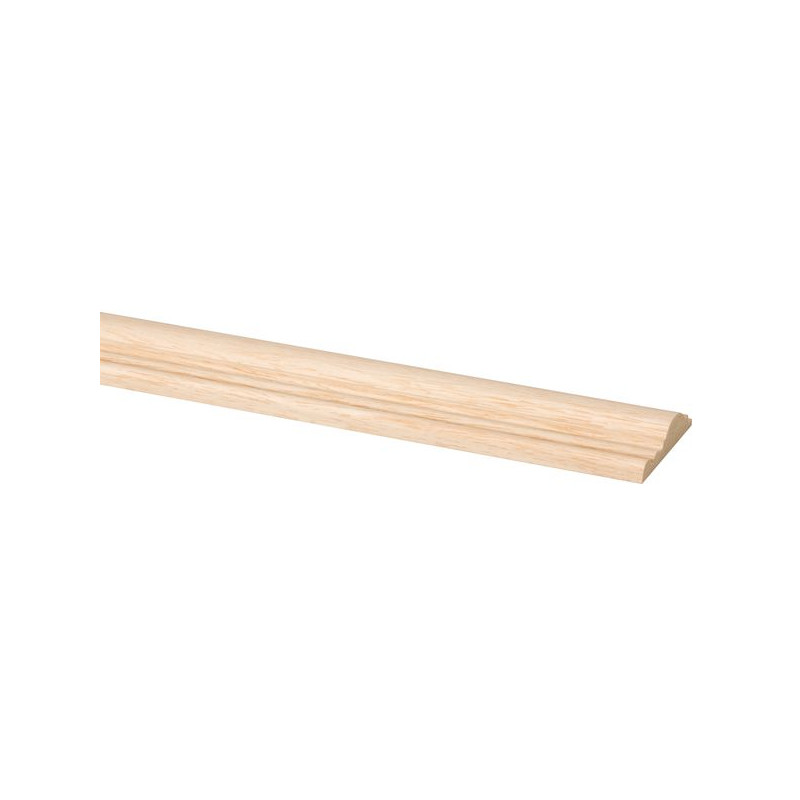 Moulure décorative en marupa clair 240 x 5,6 x 1,3 cm