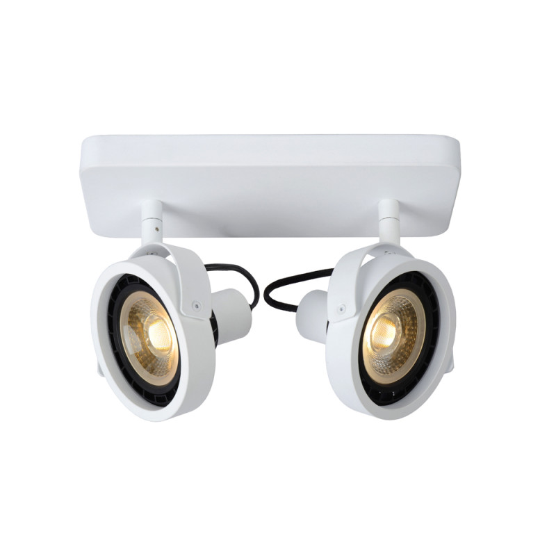 Spot LED Tala blanc dimmable GU10 2 x 12 W LUCIDE