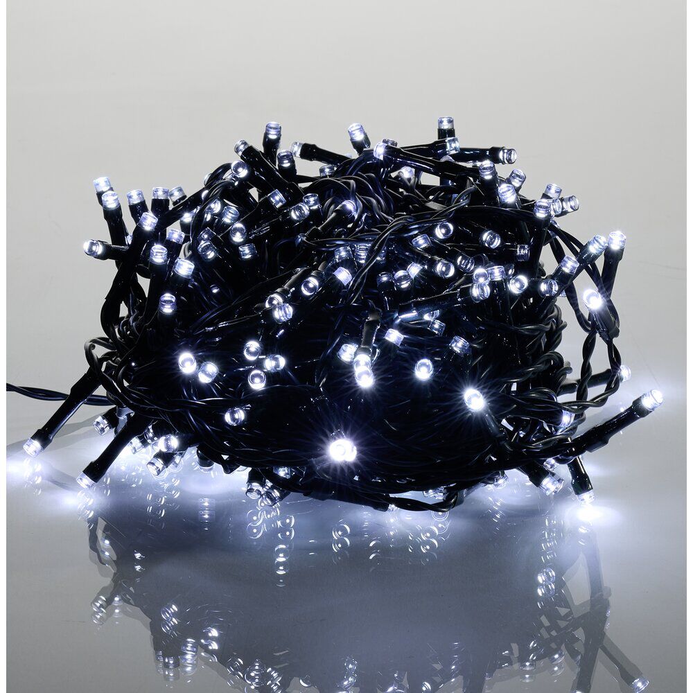 Guirlande de No&euml;l lumineuse 120LED flash blanc froid L890cm