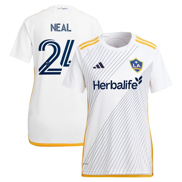 Jalen Neal LA Galaxy adidas Women's 2024 Angeleno Kit Replica Player Jersey - White/Green
