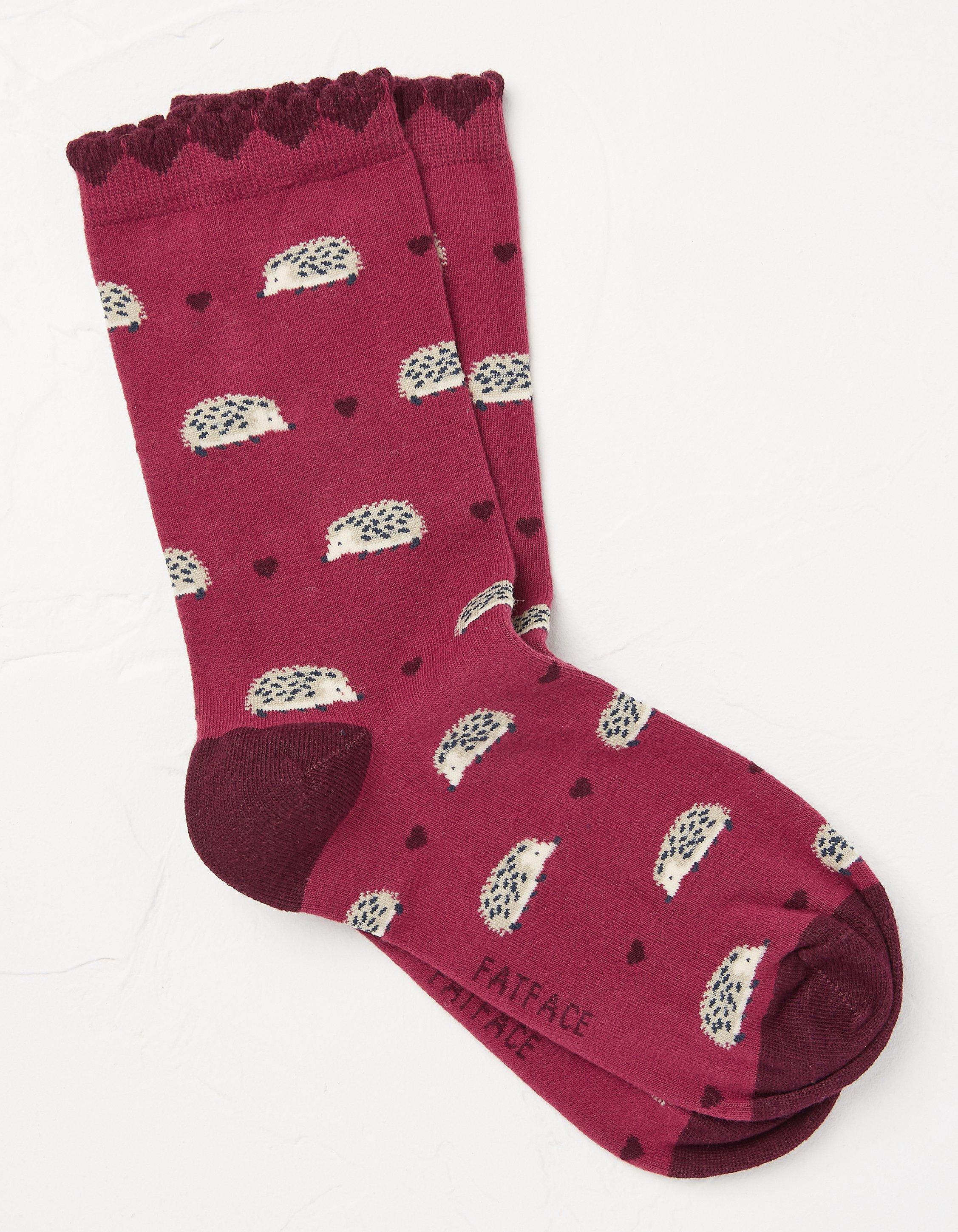 Hedgehog Heart Socks