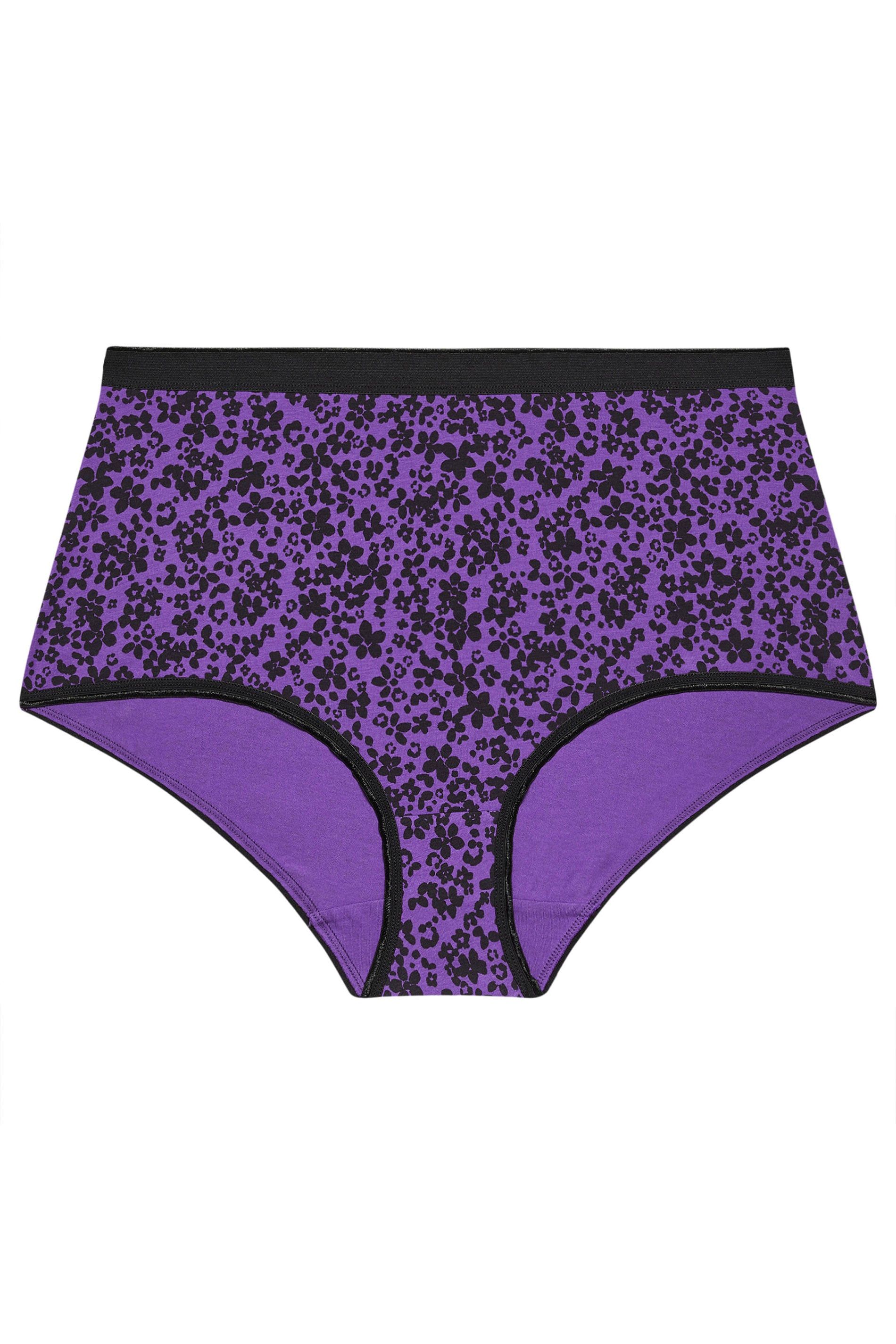 Yours 5 Pack Ditsy Print Full Briefs
