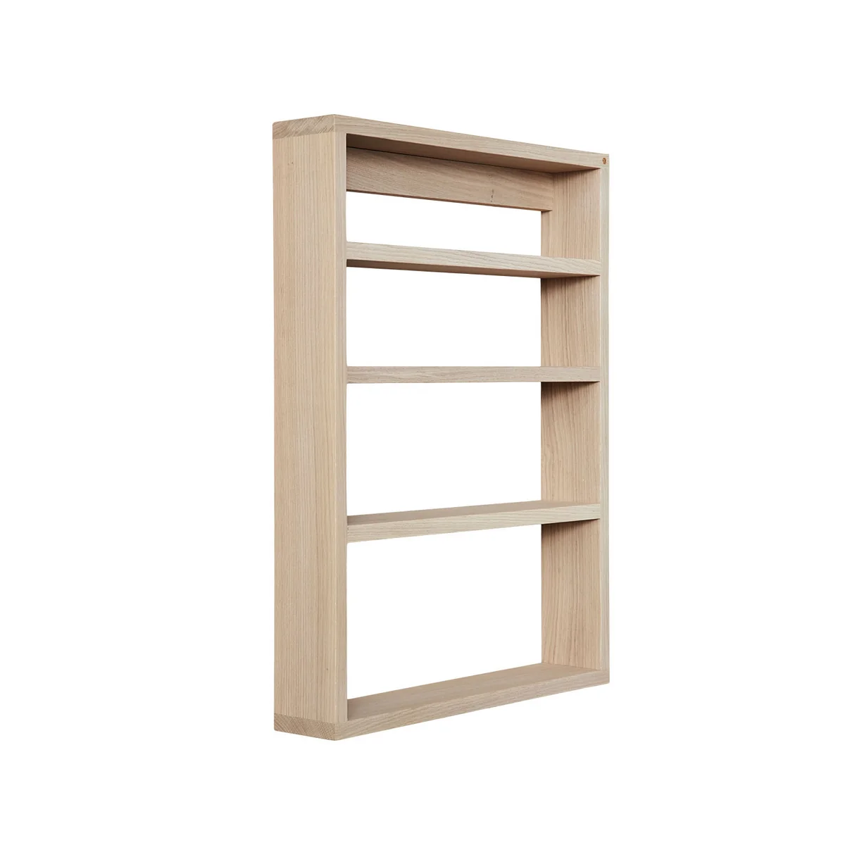 Andersen Furniture - A-Podium Shelf, 70 x 10 x 52 cm, Eiche weiß matt lackiert