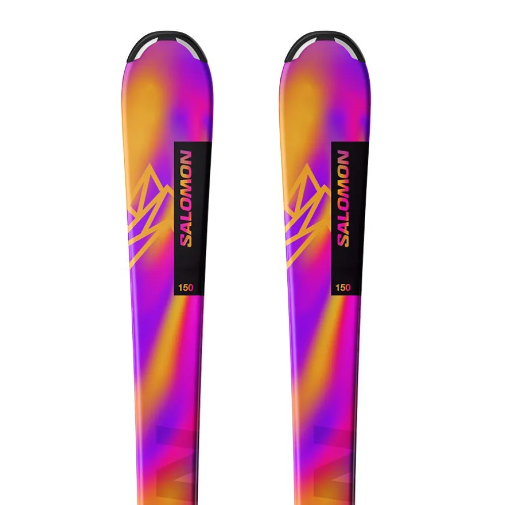 Salomon Lux S C5 GW J75 junior alpine skis pack