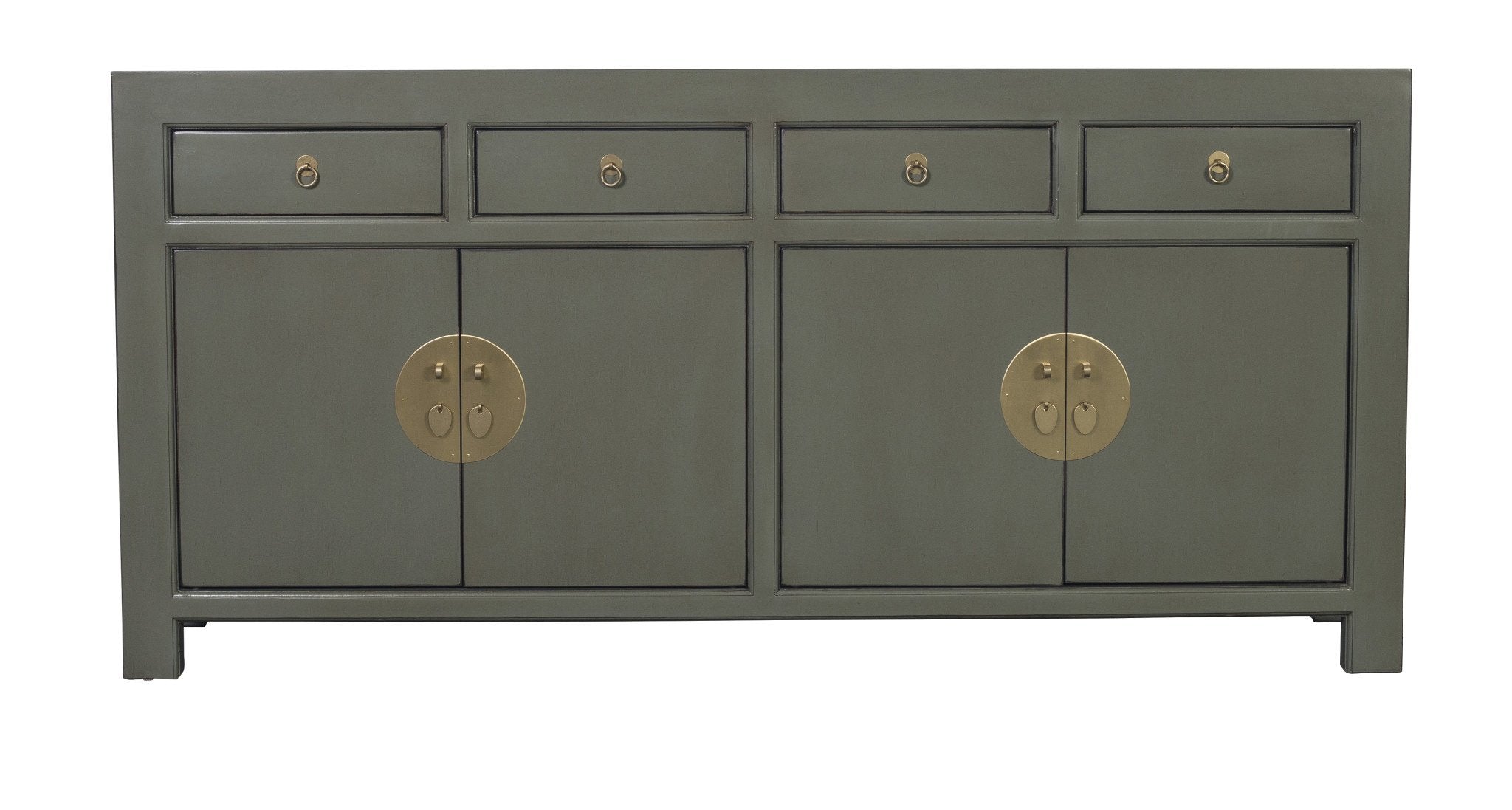 Fine Asianliving Chinees Dressoir Olijf Grijs