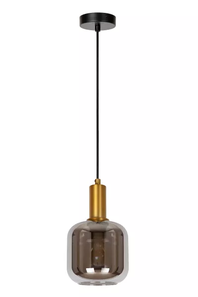 Lampa wisząca mosiężno-złota-szara JOANET 1xE27x40W Lucide