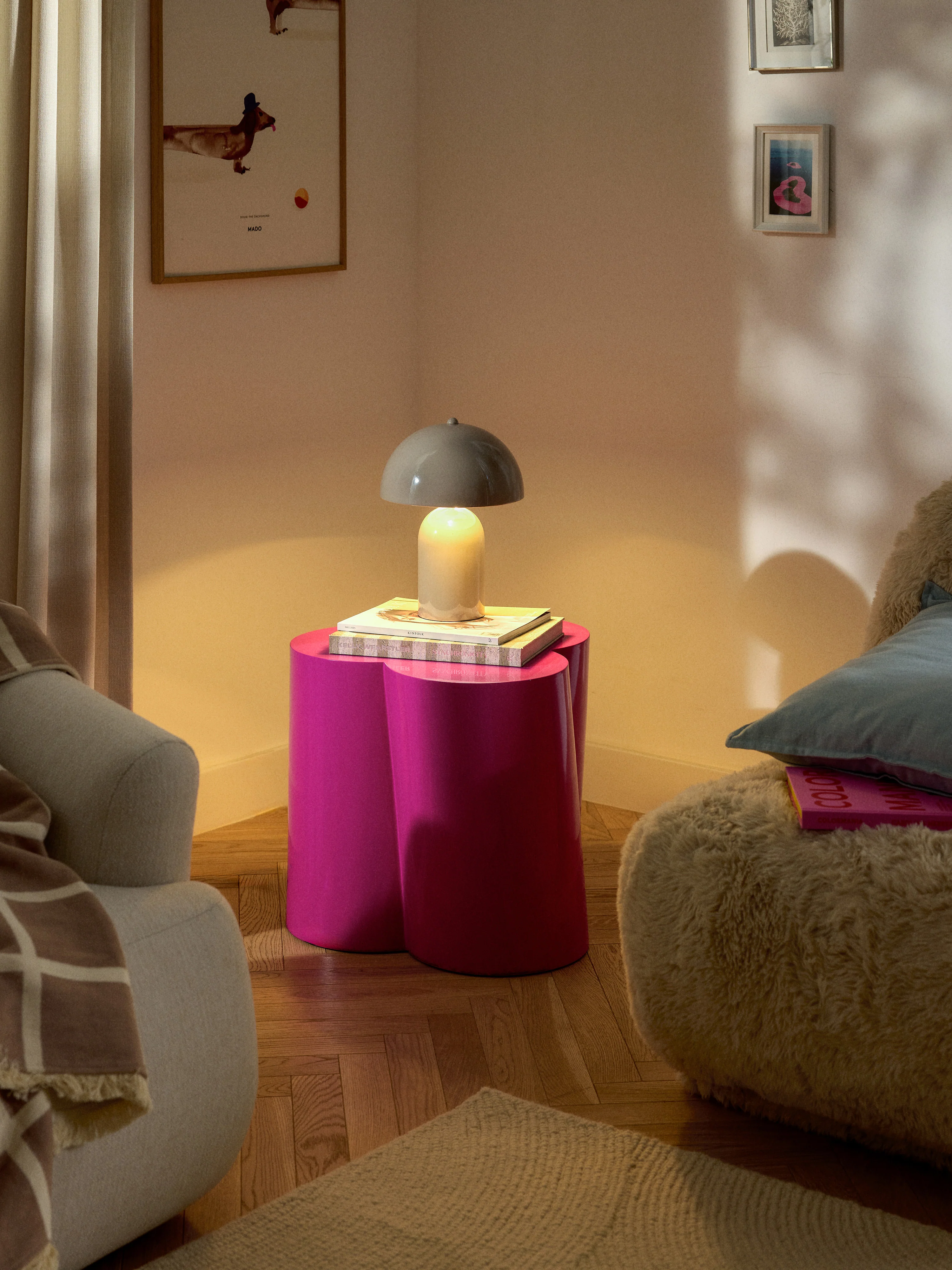 Kleine Retro-Tischlampe Walter