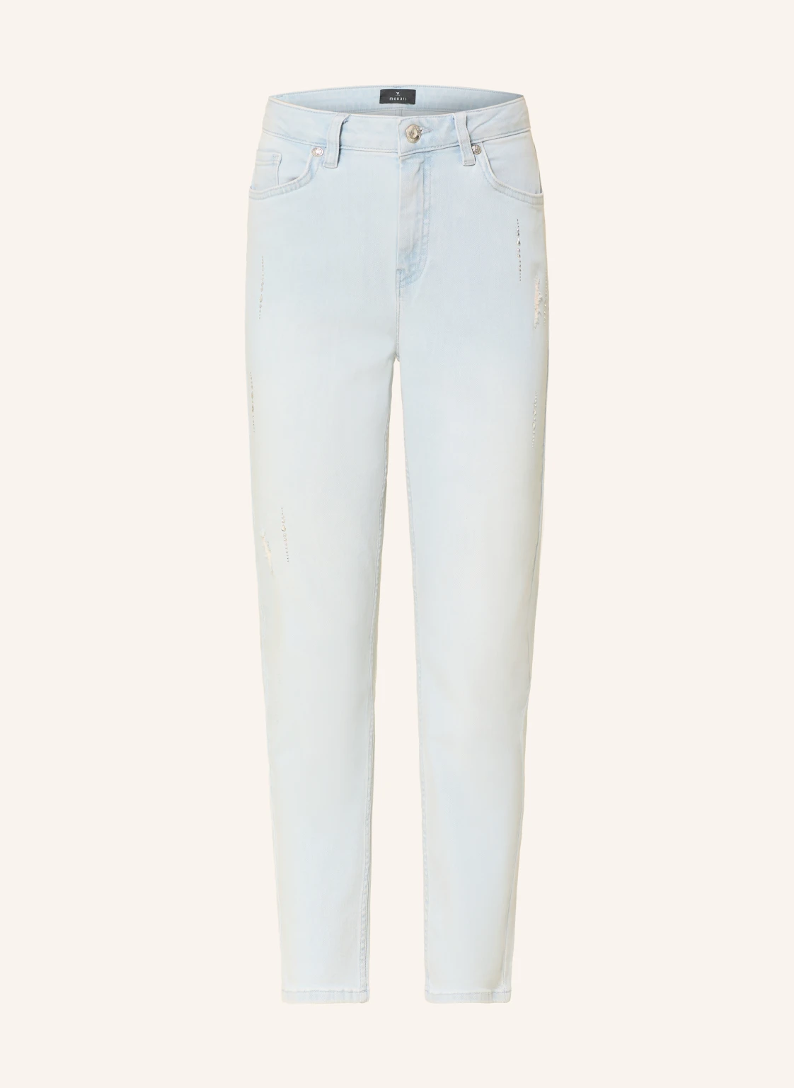 monari Cropped Jeans mit Schmucksteinen