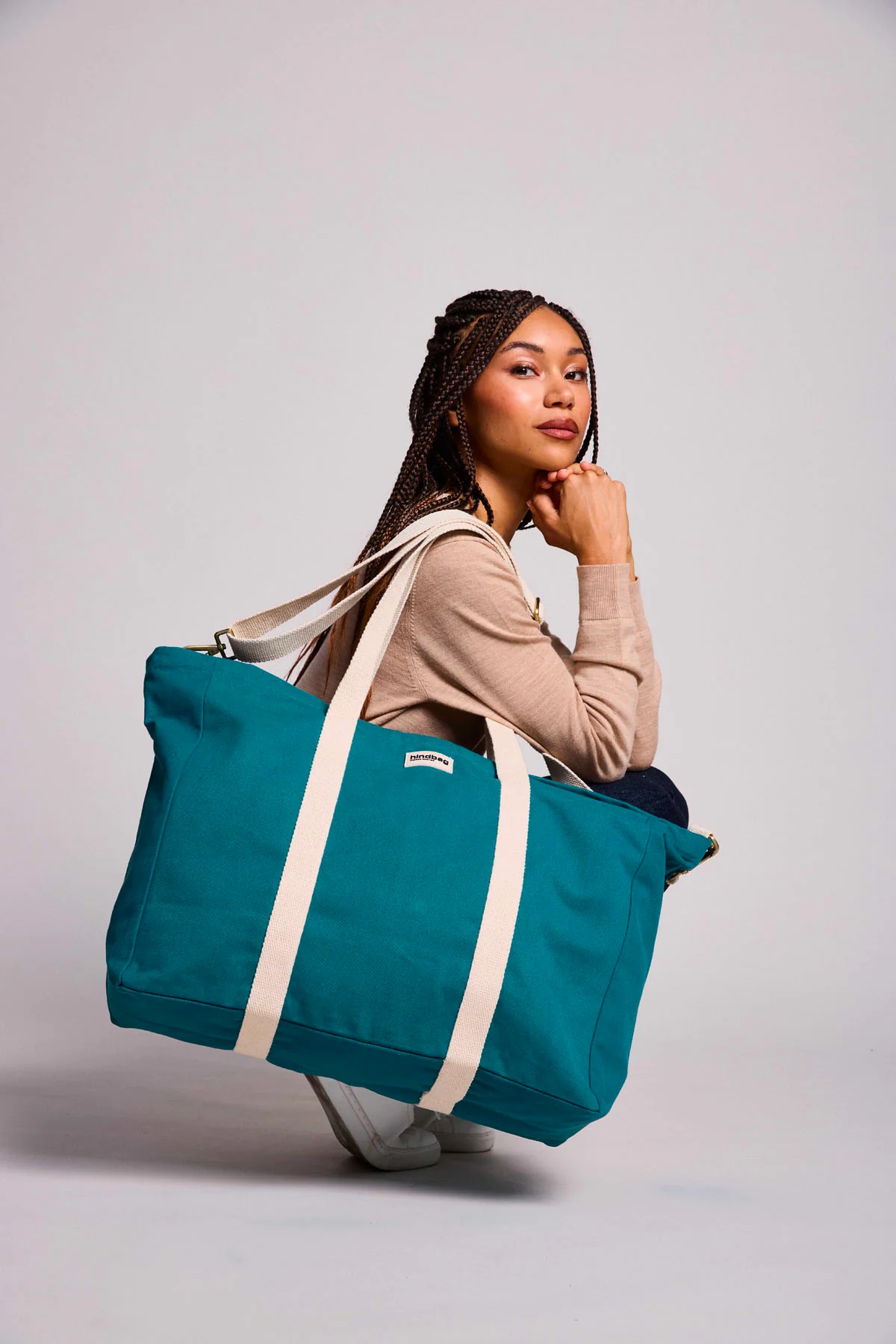 Sac Jean Bleu paon