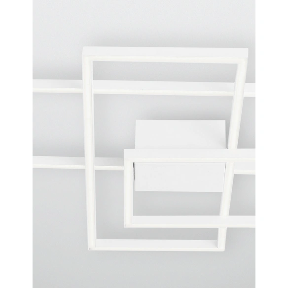 Deckenleuchte »Bilbao«, LED, 55 W, Höhe: 9 cm, weiß