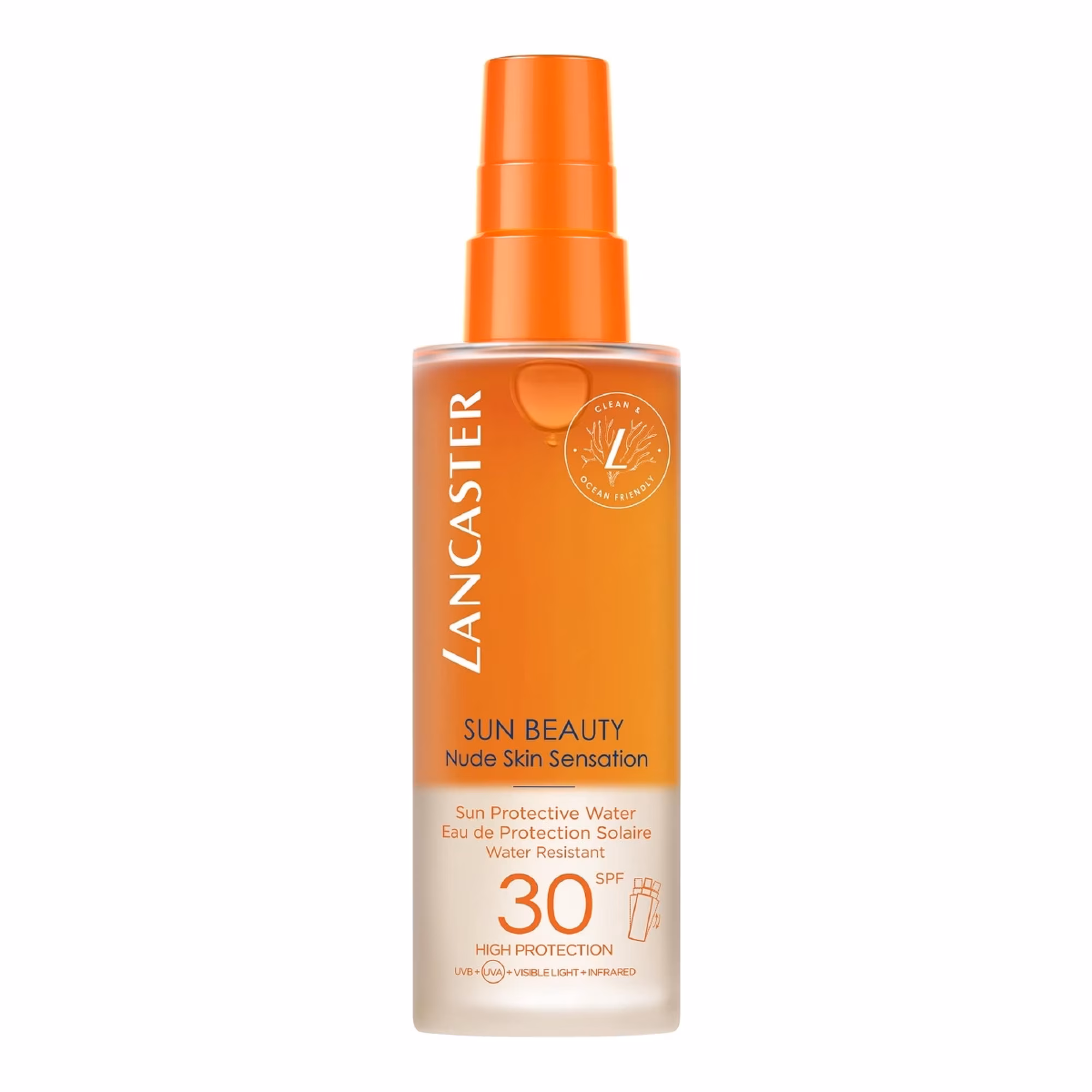 SUN BEAUTYEau solaire effet peau nue spf30