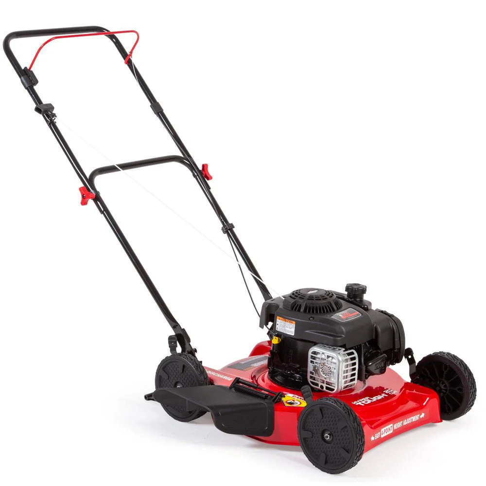 20-Inch 125Cc Gas Push Mower with Briggs  Stratton Engine