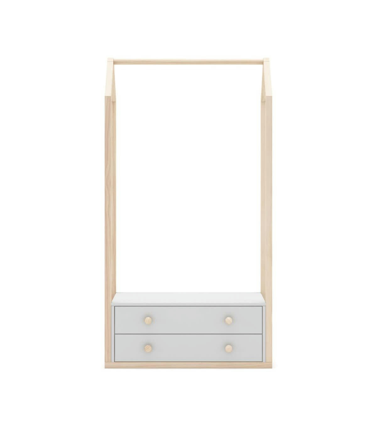 ESTEBAN - Penderie 2 tiroirs Chambre Enfant - L80 cm