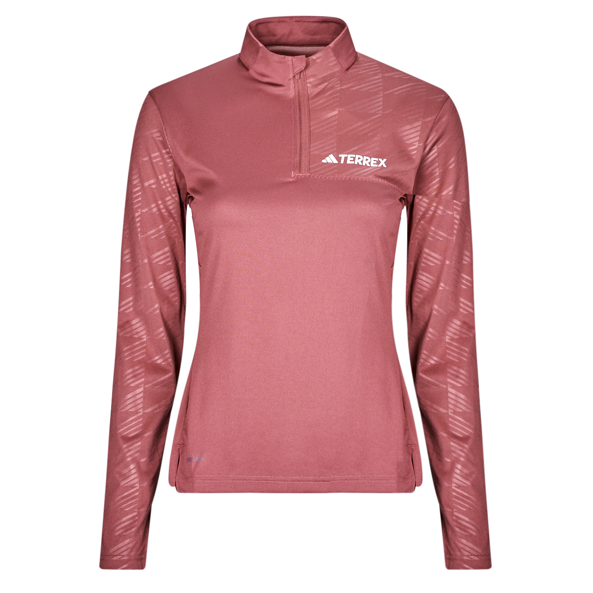 adidas TERREX - Multi Half-Zip Long Sleeve Long-Sleeve Top - Red