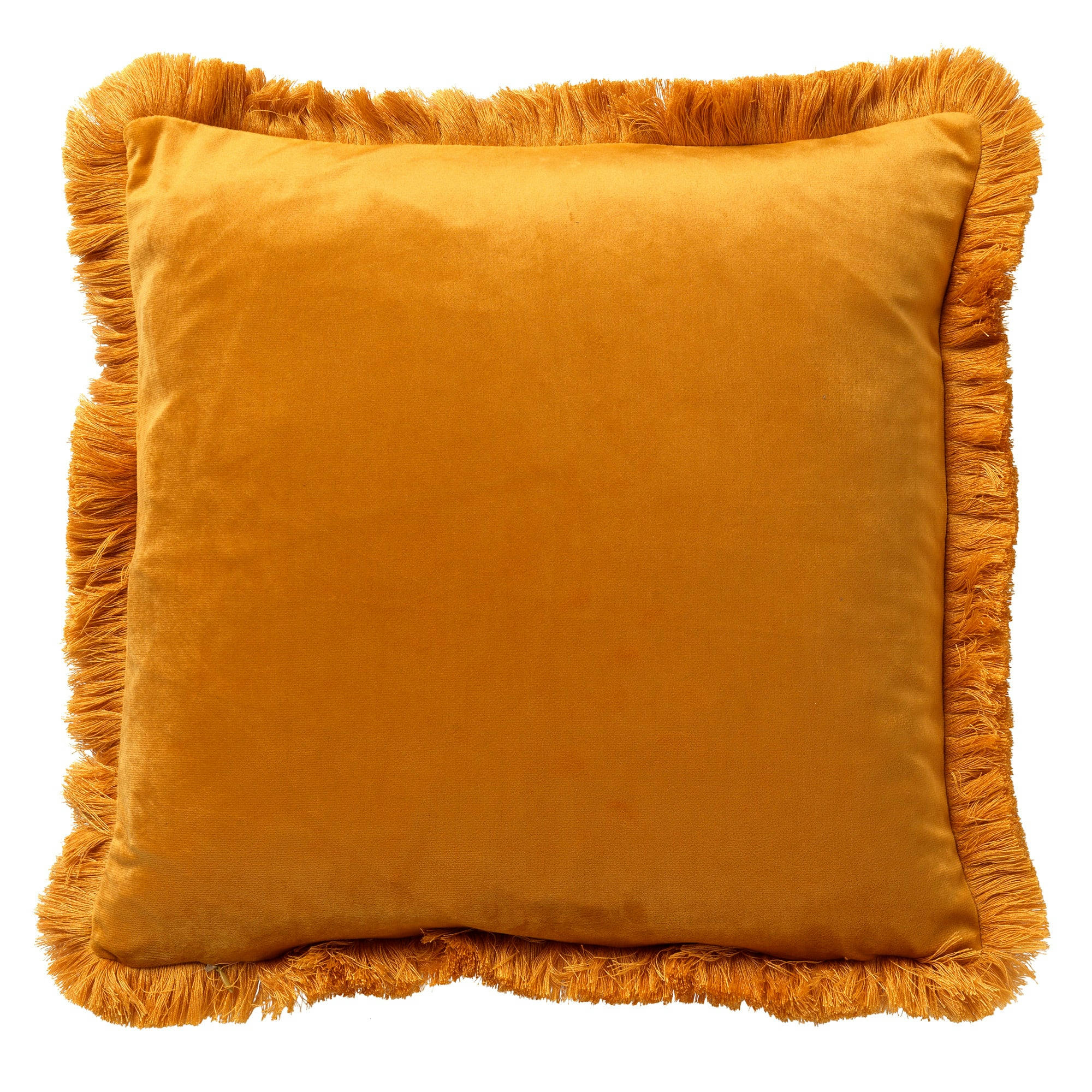 - Housse de coussin jaune en velours-45x45 cm avec motif fleuri