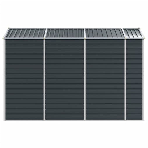 NNEVL Garden Shed Anthracite 191x300x198 cm Galvanised Steel