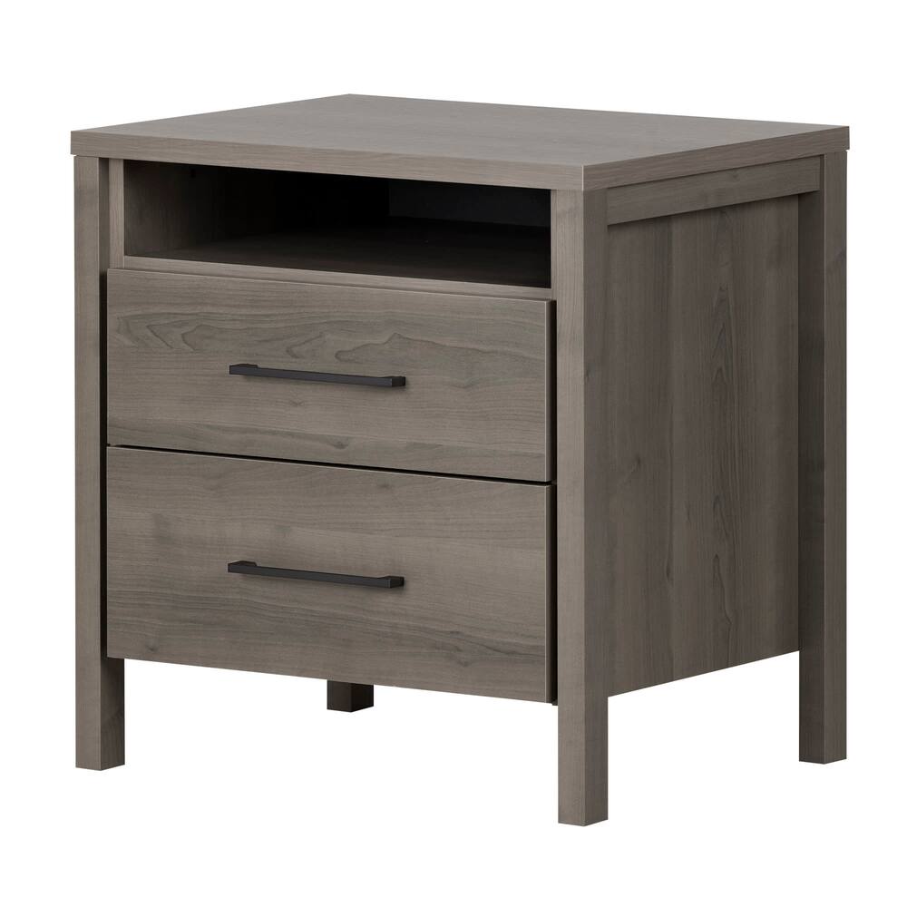 South Shore Gravity 2-Drawer Nightstand