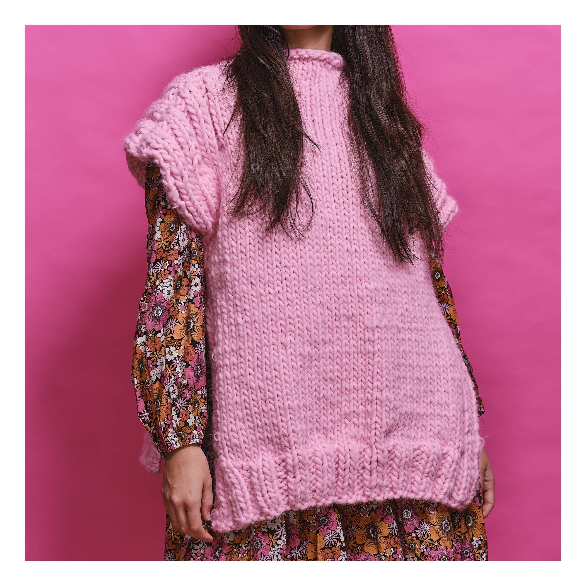 Knitcraft Chunky Knit Vest Digital Pattern 0276