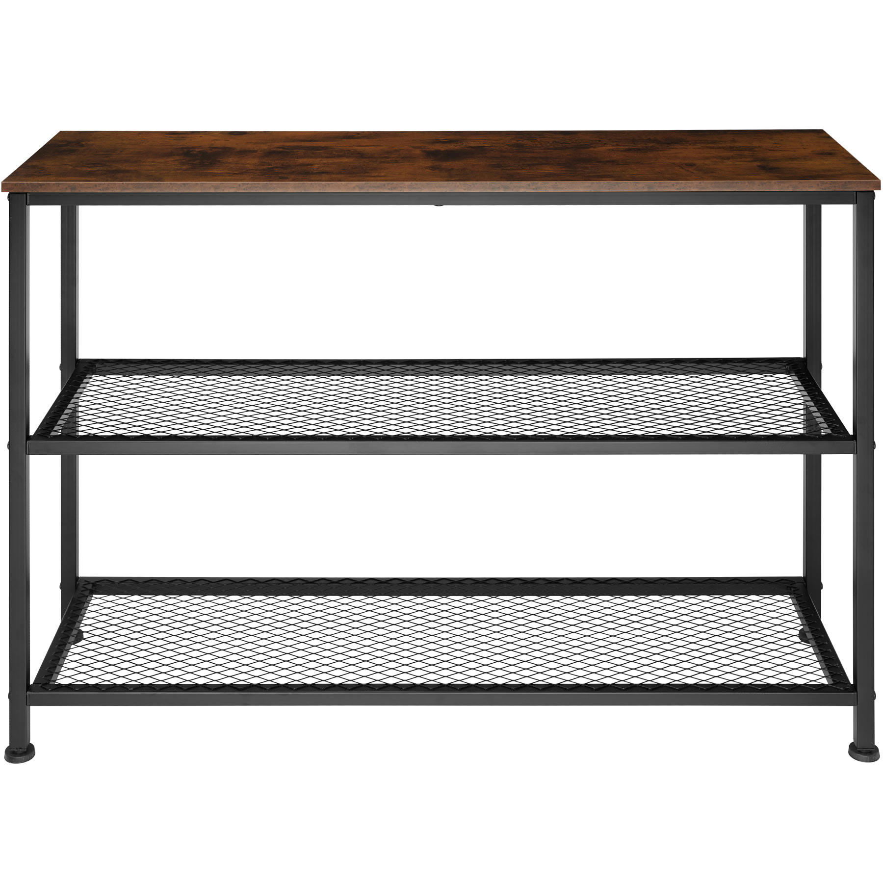 - Console Style industriel Bois foncé industriel, rustique