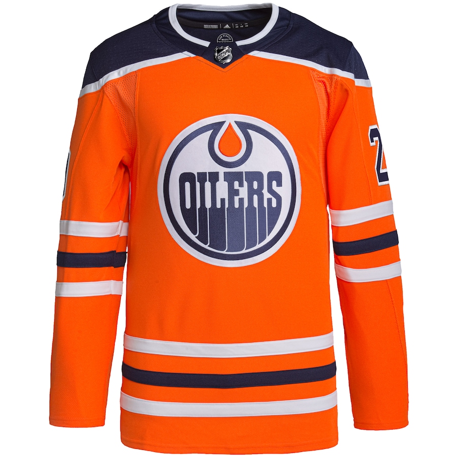 Leon Draisaitl Edmonton Oilers adidas Home Authentic Pro Player - Jersey - Orange