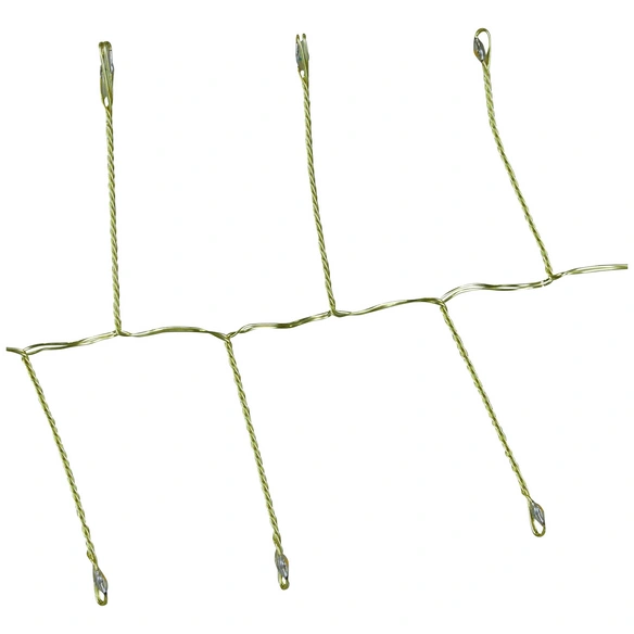LED-Lichterkette, messingfarben, 60 Lichter