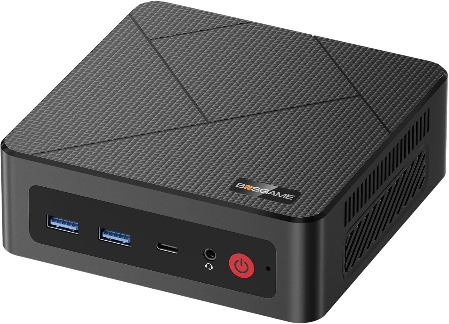 BOSGAME E4 Mini PC  Dual Gigabit LAN Ryzen 5 3550H Win 11 Pro Small Desktop Computer  16GB DDR4 RAM  1TB NVMe SSD  Triple Display  4X USB  Wi-Fi 5/BT 5.0 - Ideal for Business  Office & Home