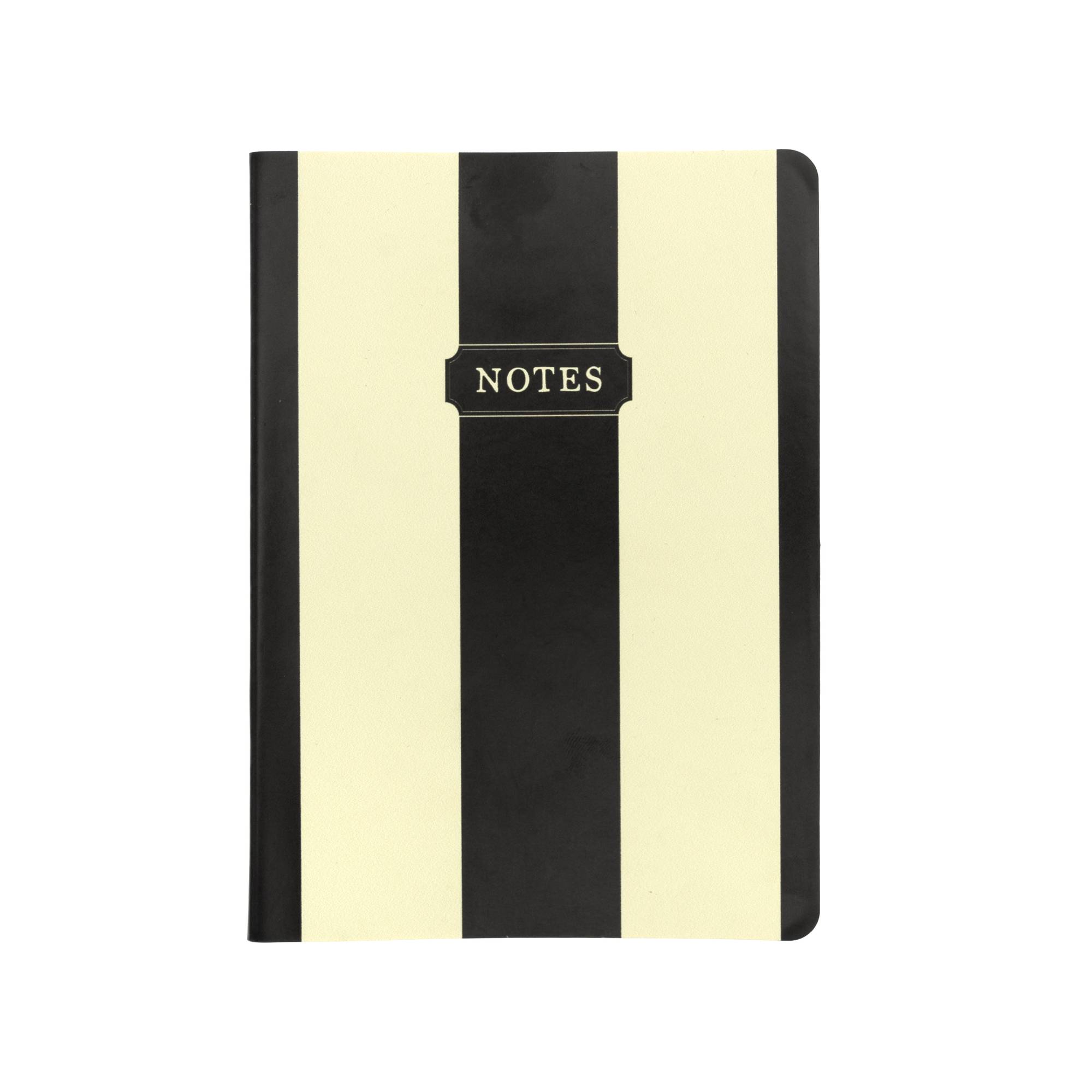 Black and White Soft Cover Notebook A6