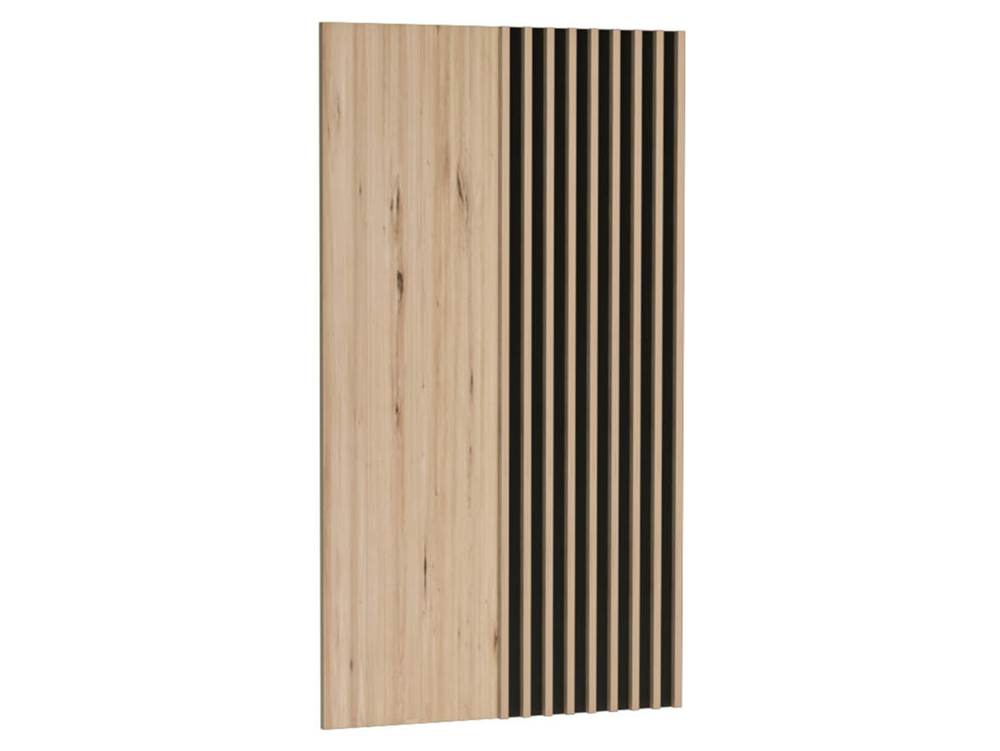 Panel ścienny Cali C-11 z lamelami dąb artisan