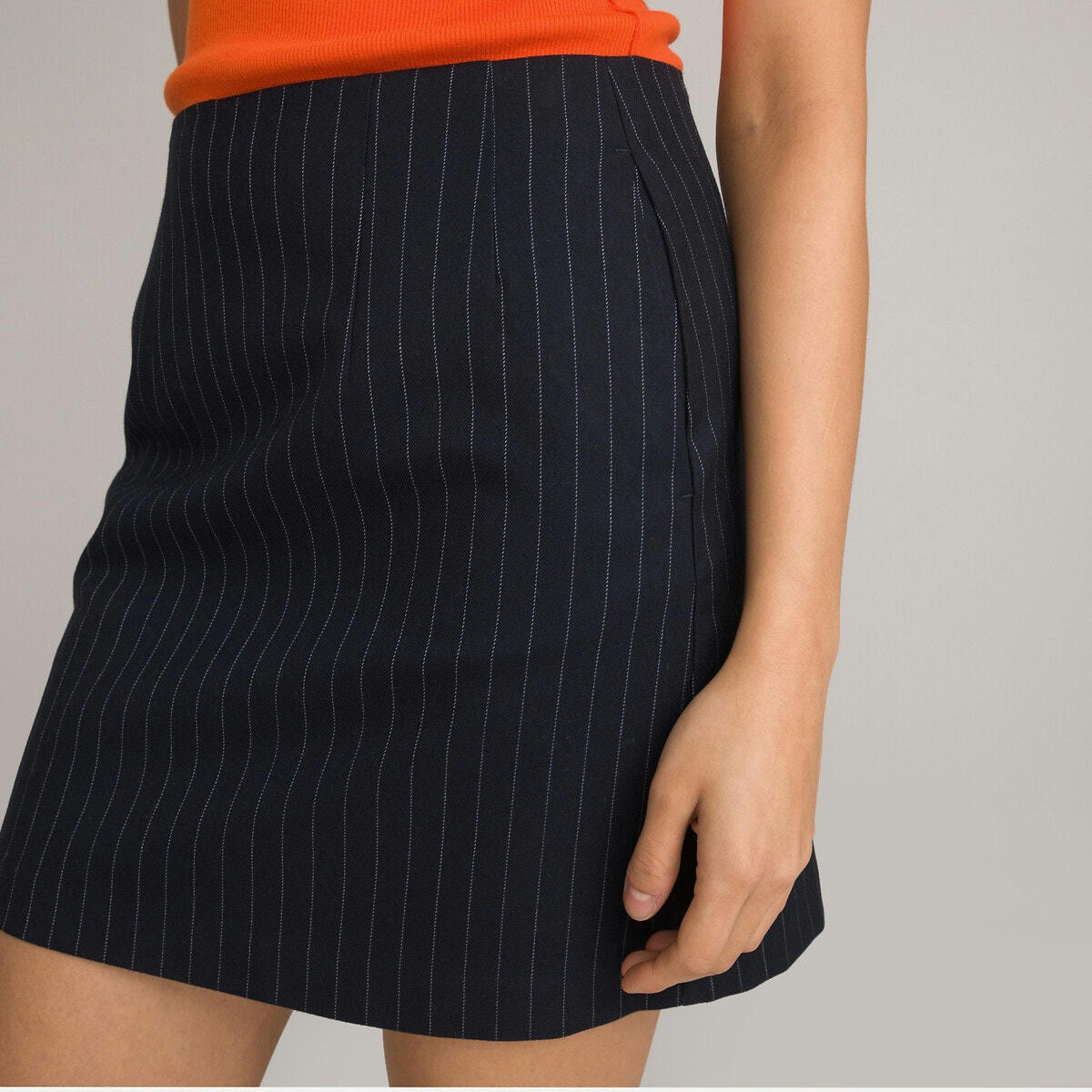 Mini-jupe, à rayures tennis